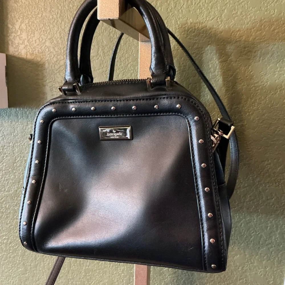 Kate Spade Black Leather Handbag - Picture 1 of 1